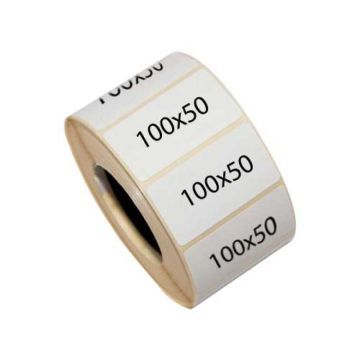 Этикетки 100х50мм/1000шт. втулка 40мм полуглянец