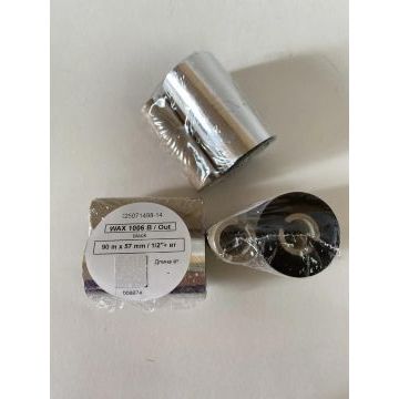 Риббон Wax 57мм 90м вт 12.7мм × 57мм Out с доп.втулкой
